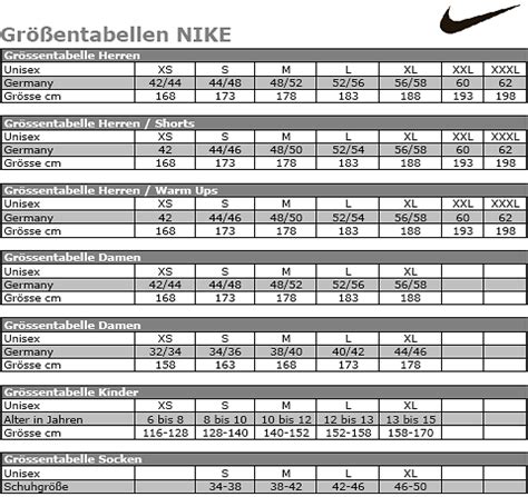 nike groesen herren|intersport nike größentabelle.